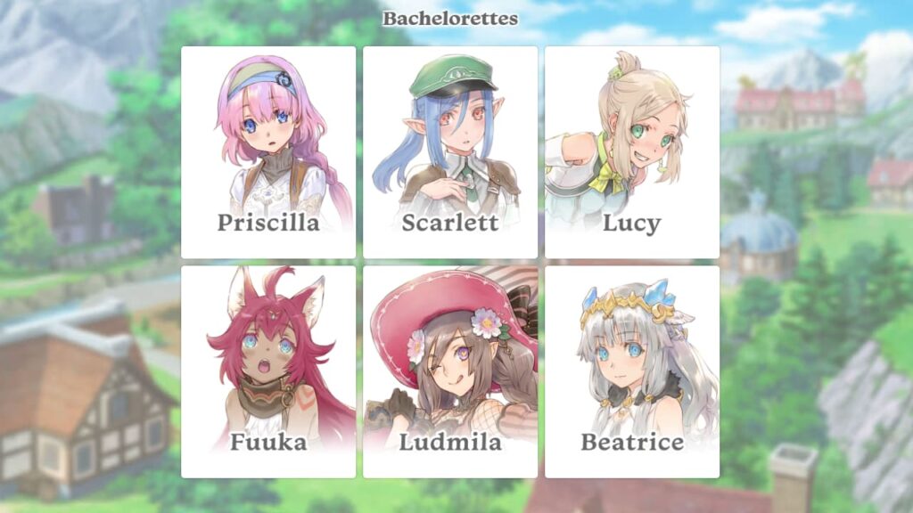 Rune Factory 5 Bachelorettes