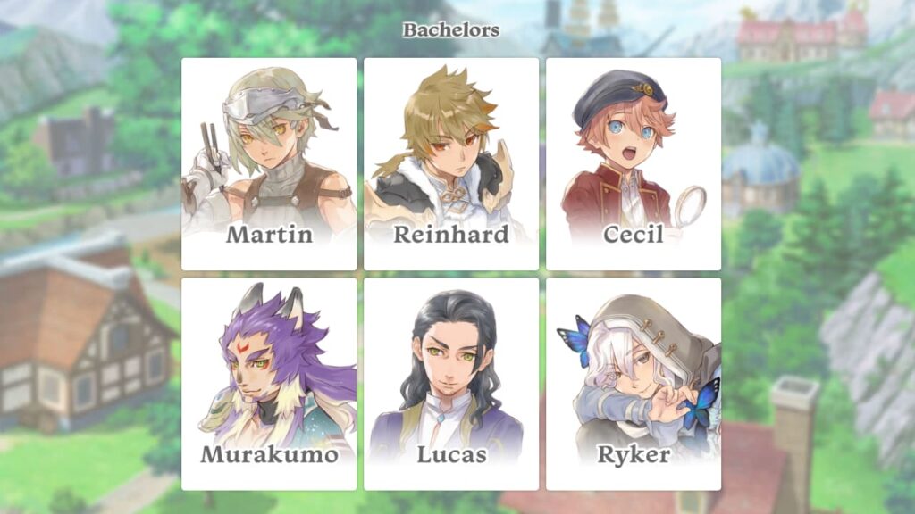 Rune Factory 5 Bachelors 