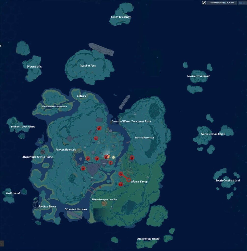 Tower of Fantasy Artificial Island Map