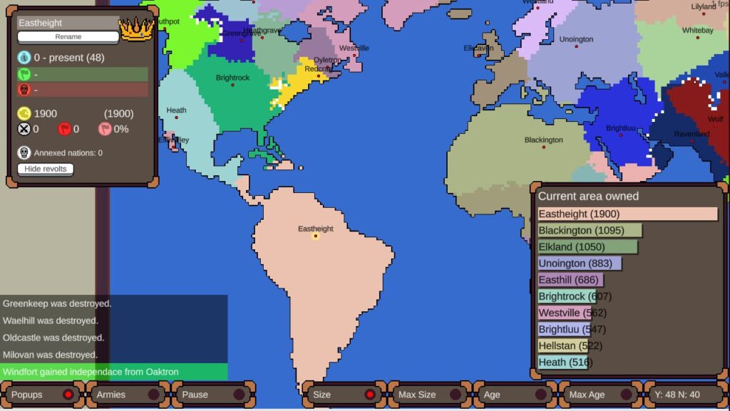 Ages of Conflict World War Simulator IndieWod ss