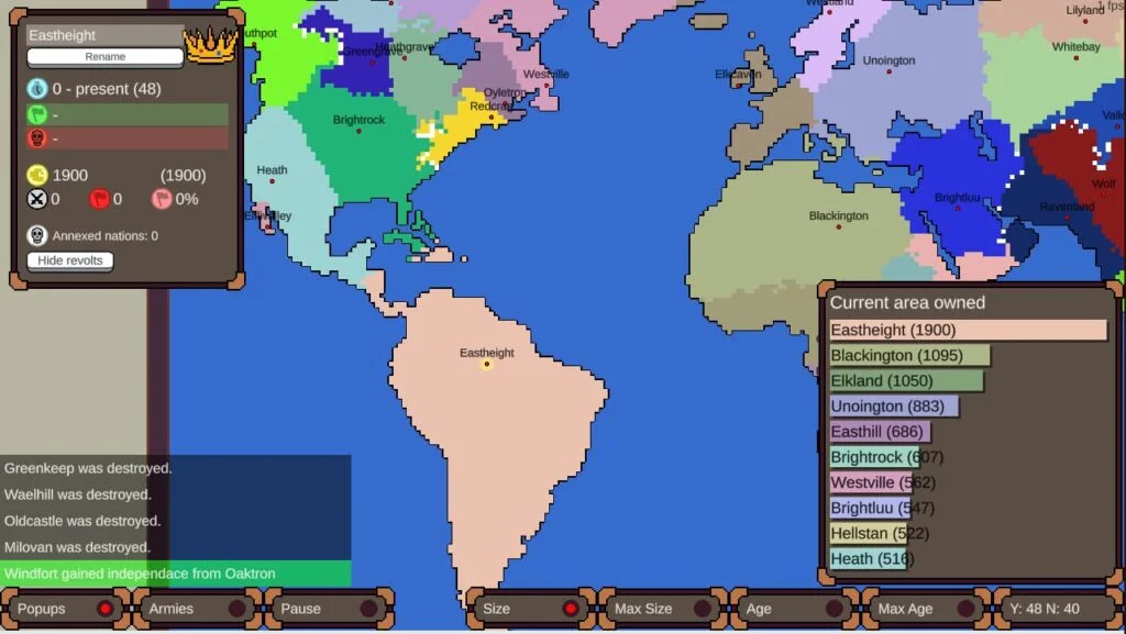 Ages of Conflict: World War Simulator Review 2 Ages of Conflict World War Simulator IndieWod ss