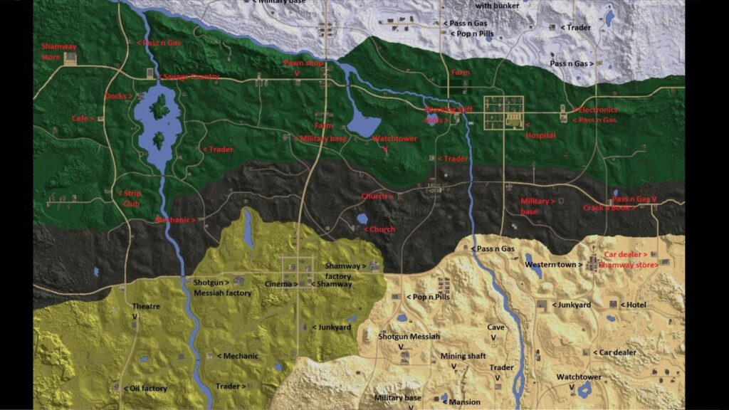 7 Days to Die Map Interactive Online Map IndieWod ss 1