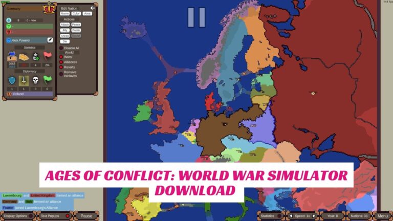 ages of conflict world war sim