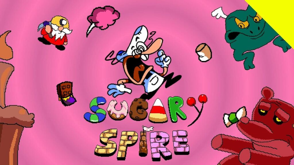 Sugary Spire Overview - A Fanmade Pizza Tower Game