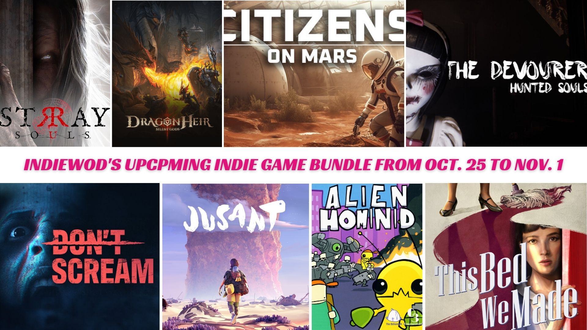 IndieWod's Indie Games Bundle From October 25 To November 1