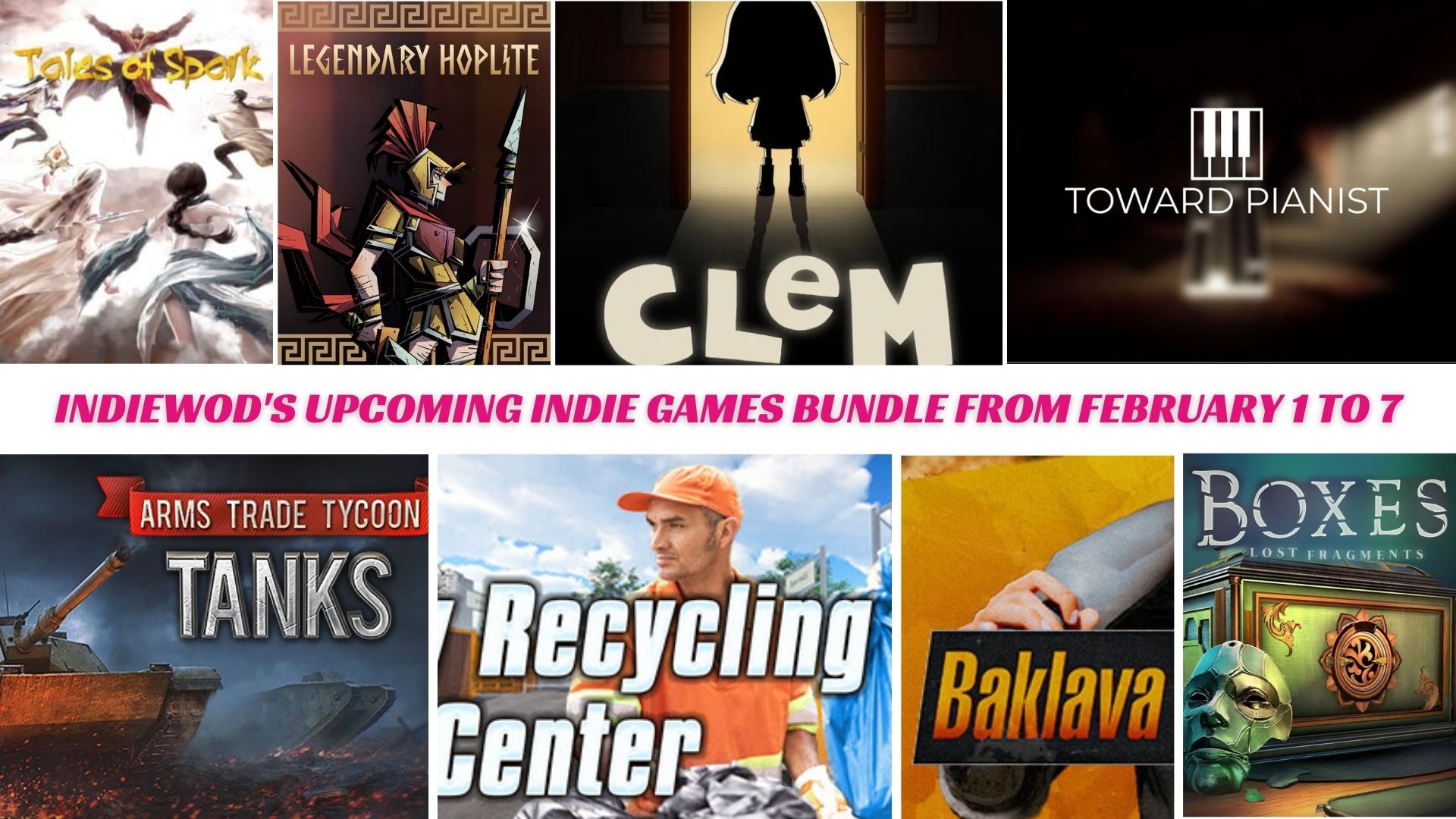 IndieWod's Indie Games Bundle From February 1 To 7, 2024