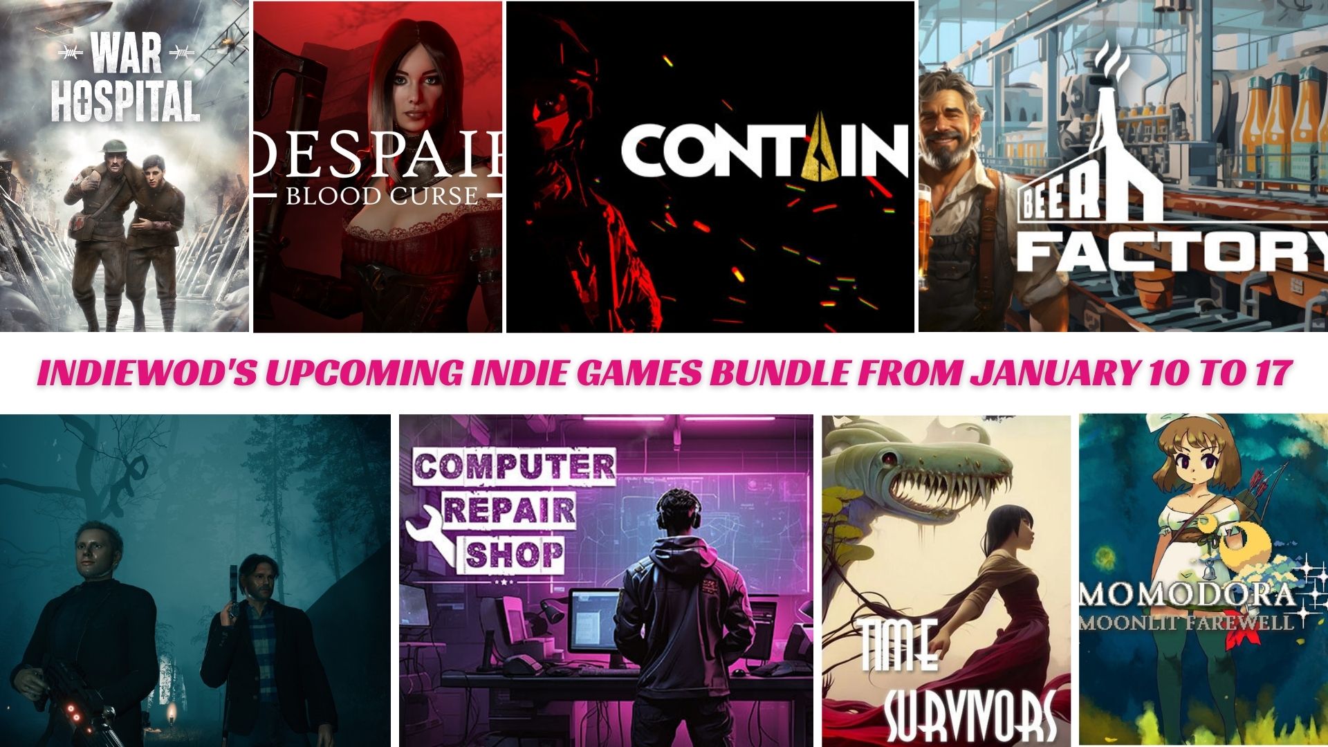 IndieWod's Indie Games Bundle From January 10 To 17, 2024