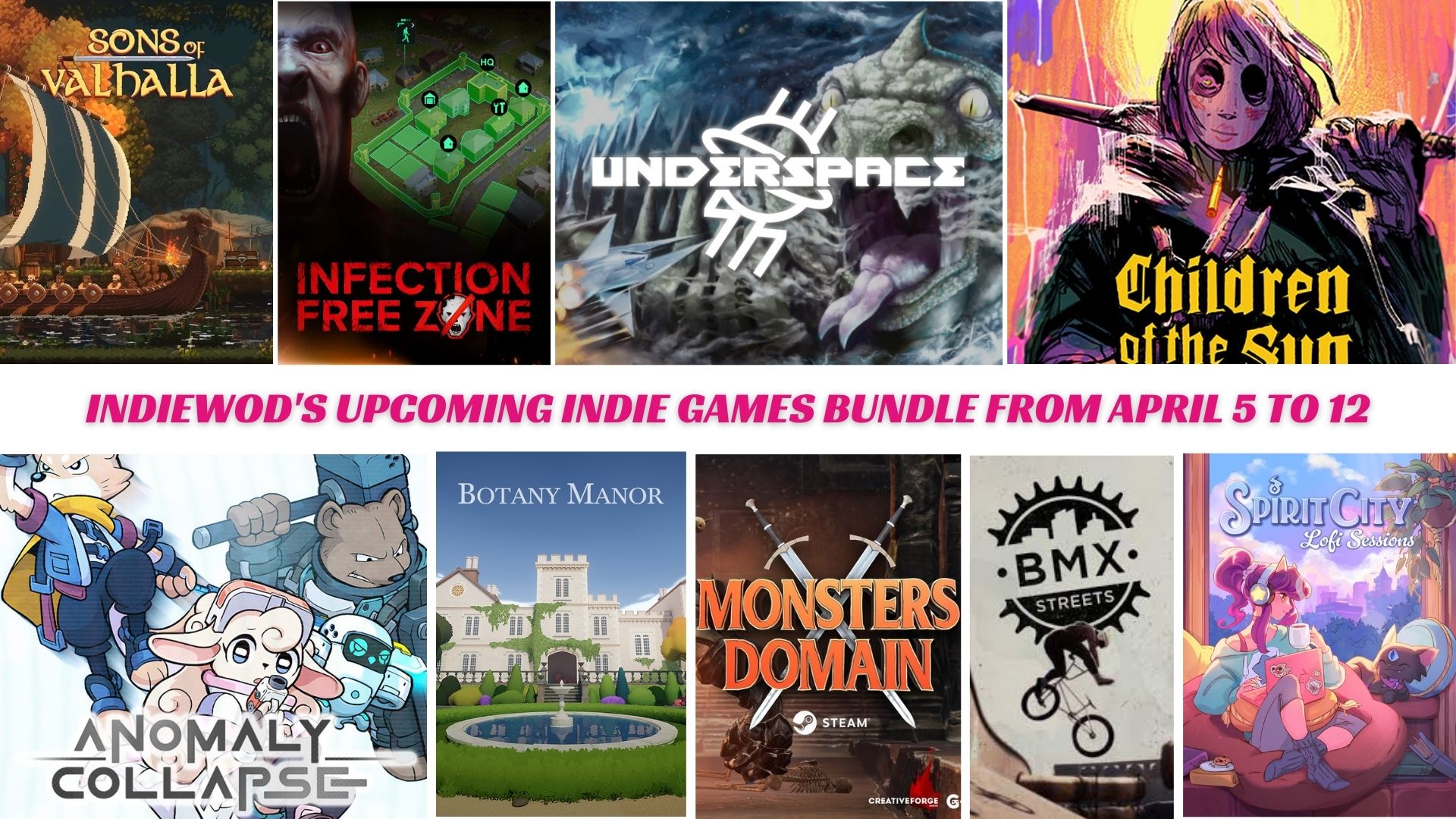 IndieWod's Indie Game Bundle From April 5 To 12, 2024